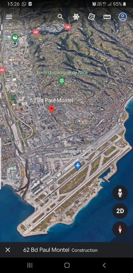 Appartements Renove 2023 Proche Aeroport 5Min, Gare Sncf 2 Min, Tramway Au Pied De L'Immeuble , Parking Possible, Renovated Apartments 2023 Near The Airport 5 Min, Train Station 2 Min, Tram Next To The Building 1 Min, Parking Possible Nice Luaran gambar